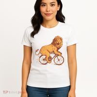 Bicycle Lion Women's T-Shirt thumb 4