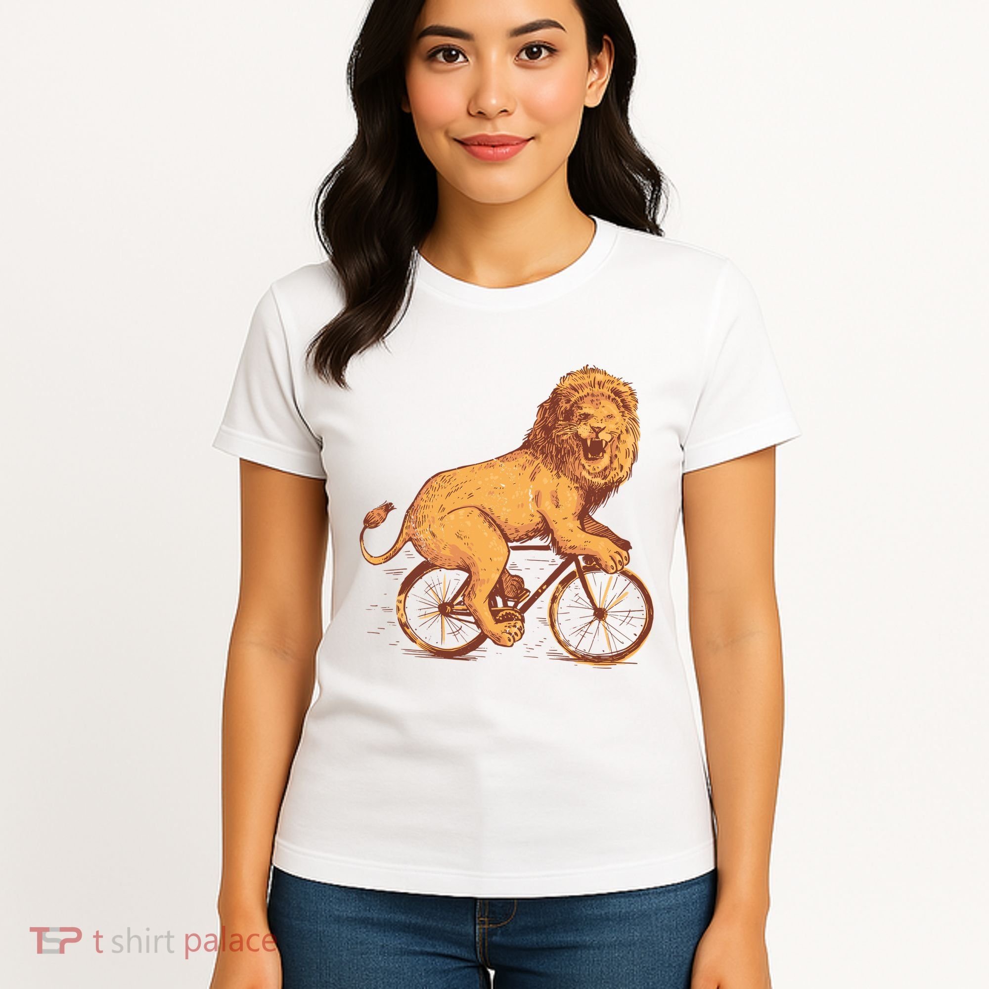 Bicycle Lion Women's T-Shirt
