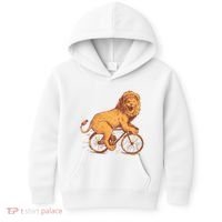 Bicycle Lion Kids Hoodie thumb 0