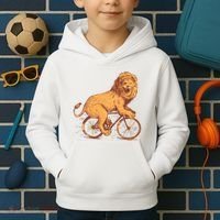 Bicycle Lion Kids Hoodie thumb 2