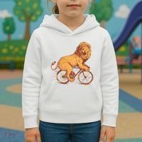 Bicycle Lion Kids Hoodie thumb 3