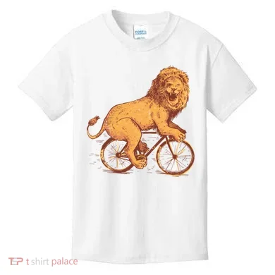 Bicycle Lion Kids T-Shirt