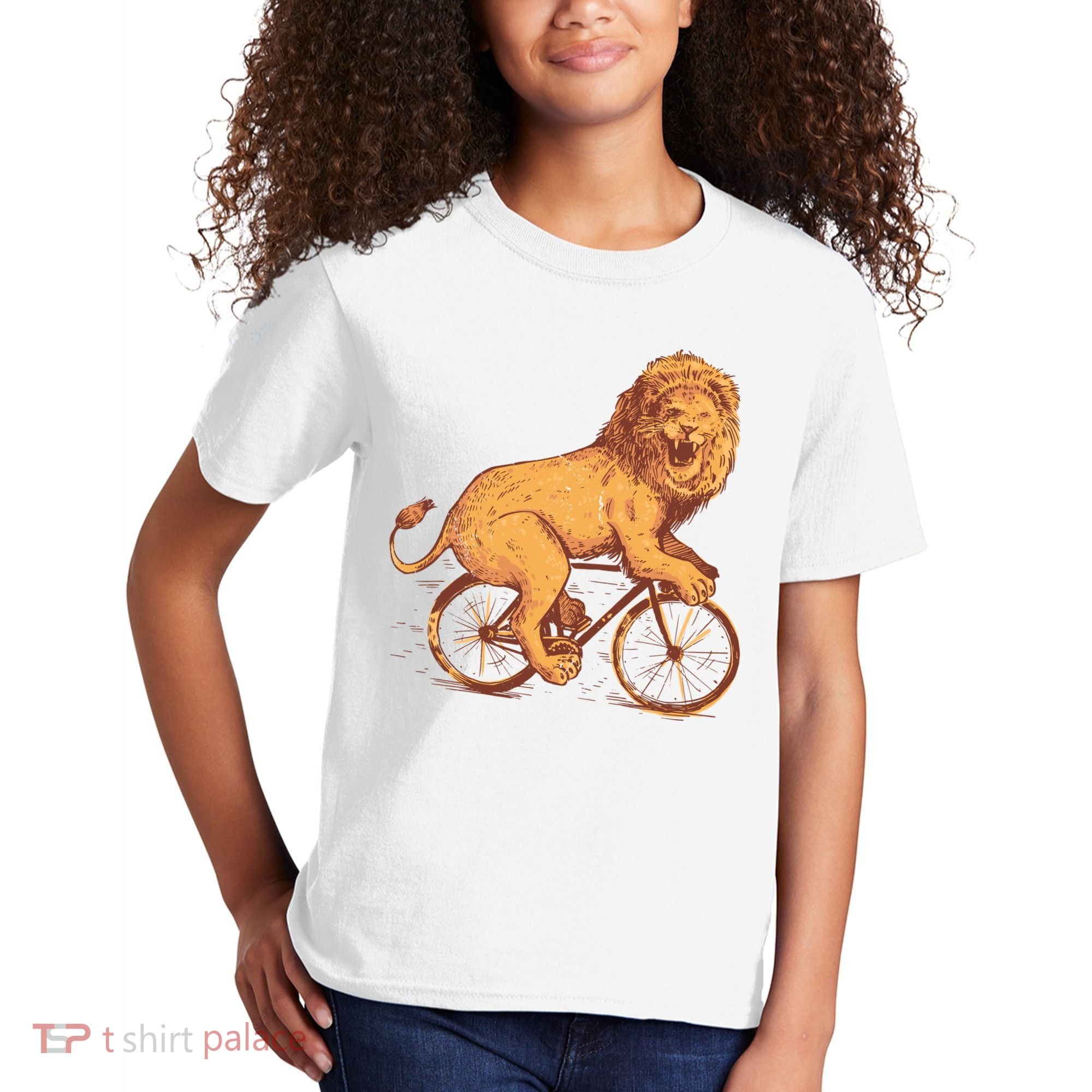 Bicycle Lion Kids T-Shirt