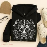 Bicycle Skull Hoodie thumb 4
