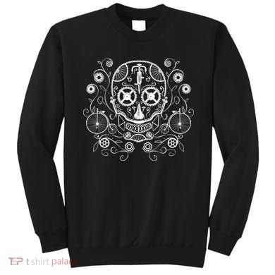 Bicycle Skull Sweatshirt