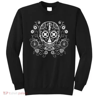 Bicycle Skull Sweatshirt