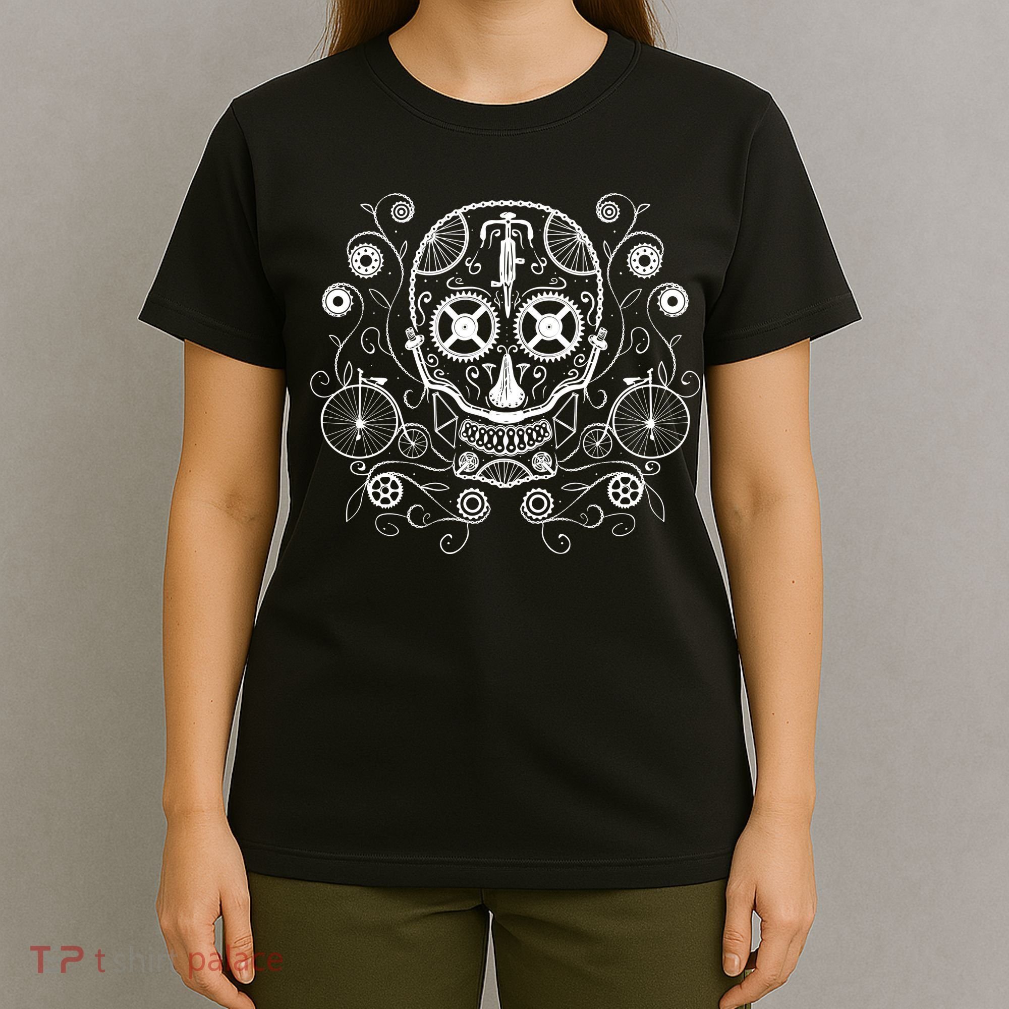 Bicycle Skull T-Shirt