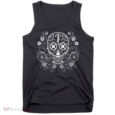 Bicycle Skull Tank Top