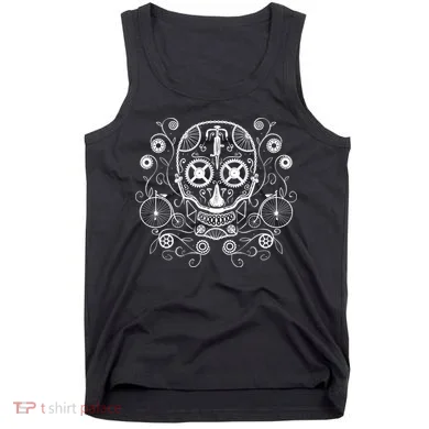 Bicycle Skull Tank Top