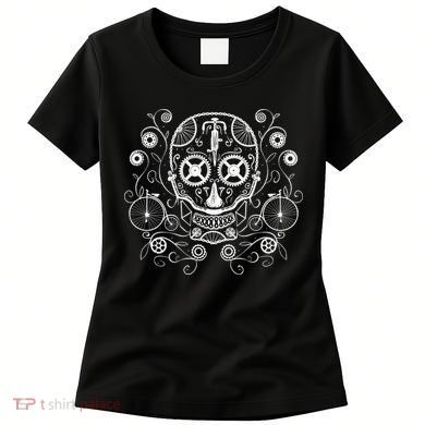 Bicycle Skull Women's T-Shirt