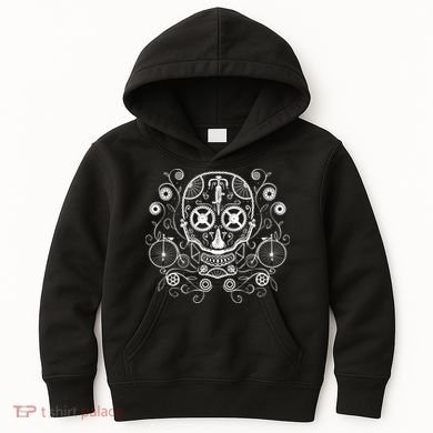 Bicycle Skull Kids Hoodie