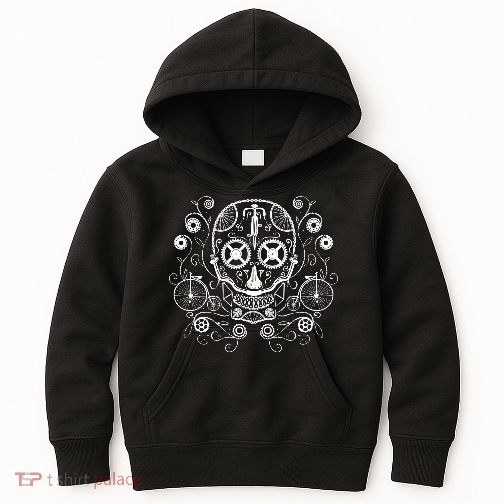 Bicycle Skull Kids Hoodie