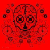 Bicycle Skull Santa Hat thumb 1