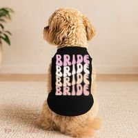 Bride I Do Crew Retro Bachelorette Party Bride Bridesmaids Doggie Tank thumb 2
