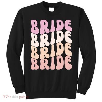 Bride I Do Crew Retro Bachelorette Party Bride Bridesmaids Sweatshirt