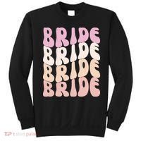 Bride I Do Crew Retro Bachelorette Party Bride Bridesmaids Sweatshirt thumb 0