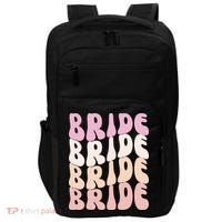 Bride I Do Crew Retro Bachelorette Party Bride Bridesmaids Impact Tech Backpack thumb 0