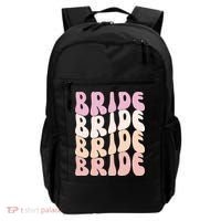 Bride I Do Crew Retro Bachelorette Party Bride Bridesmaids Backpack thumb 0