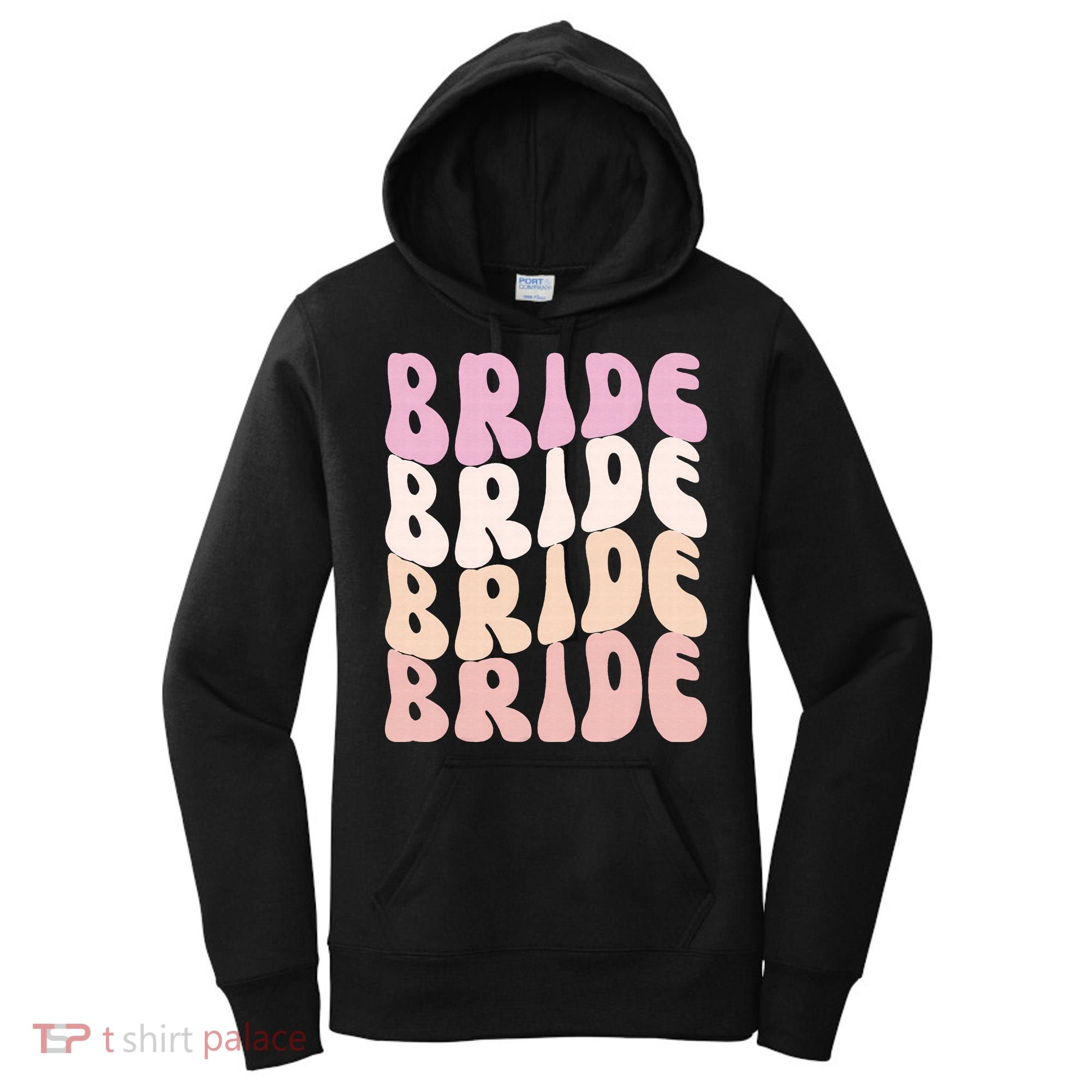 Bride I Do Crew Retro Bachelorette Party Bride Bridesmaids Women's Hoodie