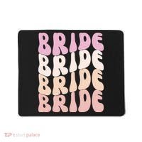 Bride I Do Crew Retro Bachelorette Party Bride Bridesmaids Mousepad thumb 0
