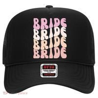 Bride I Do Crew Retro Bachelorette Party Bride Bridesmaids Hat thumb 0
