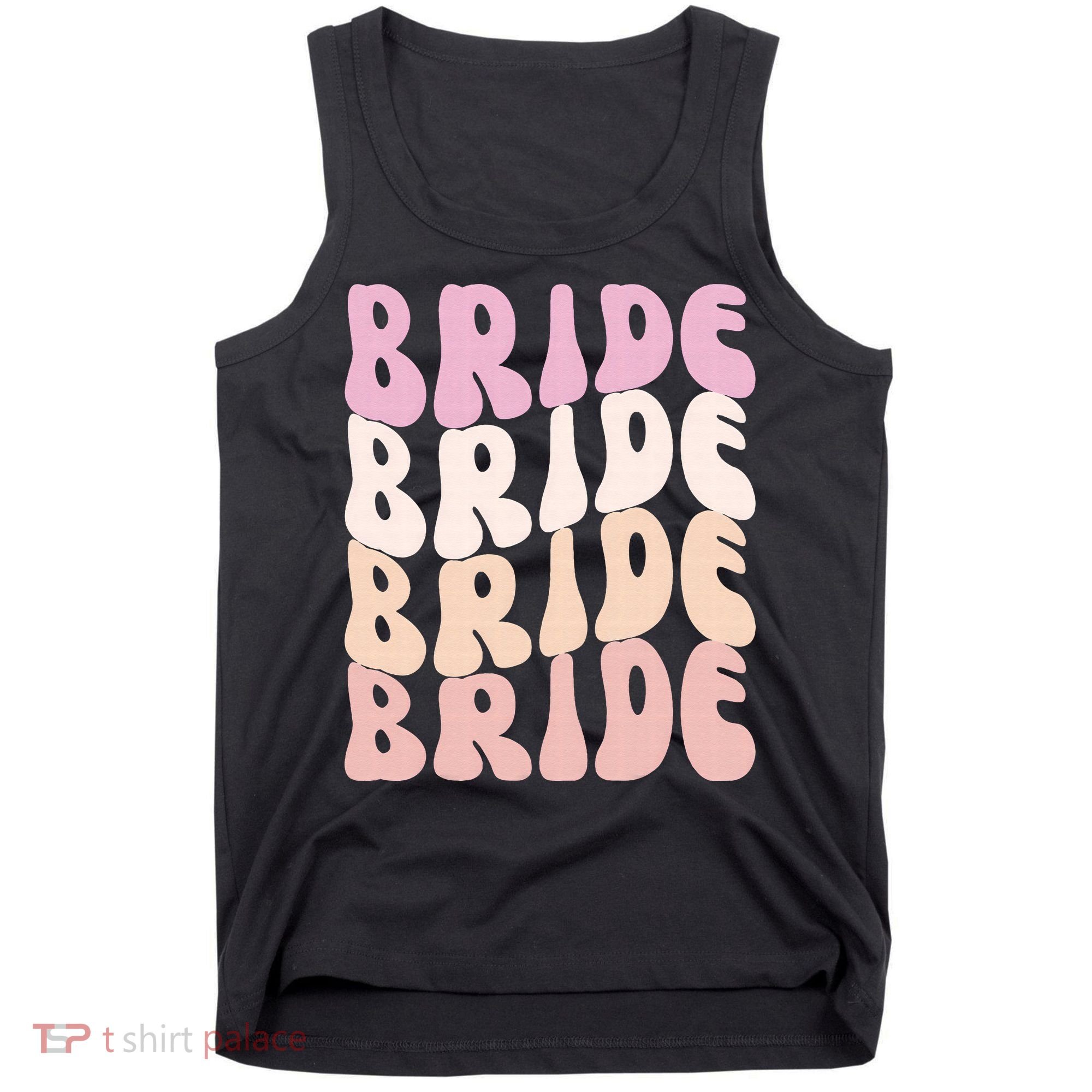 Bride I Do Crew Retro Bachelorette Party Bride Bridesmaids Tank Top