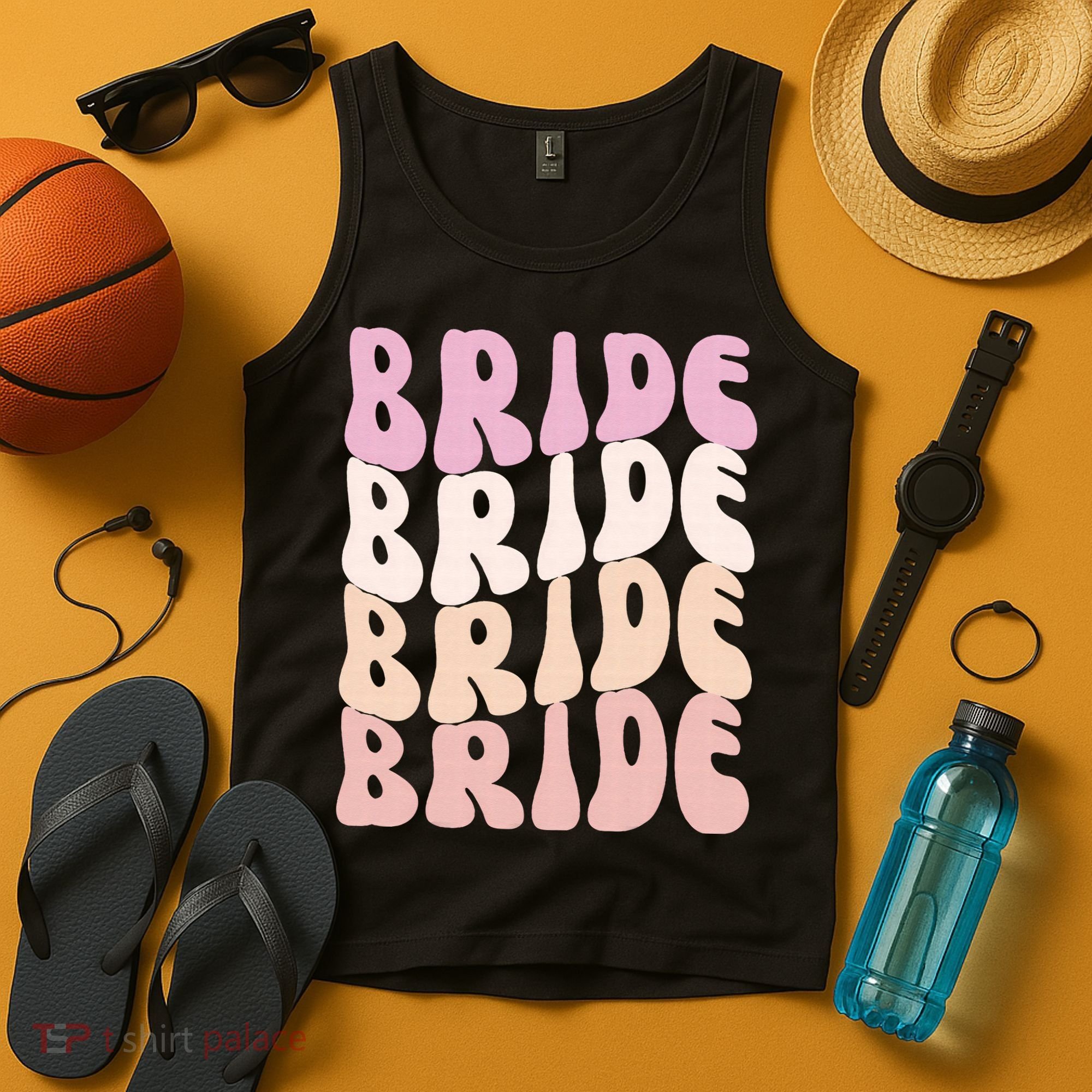 Bride I Do Crew Retro Bachelorette Party Bride Bridesmaids Tank Top