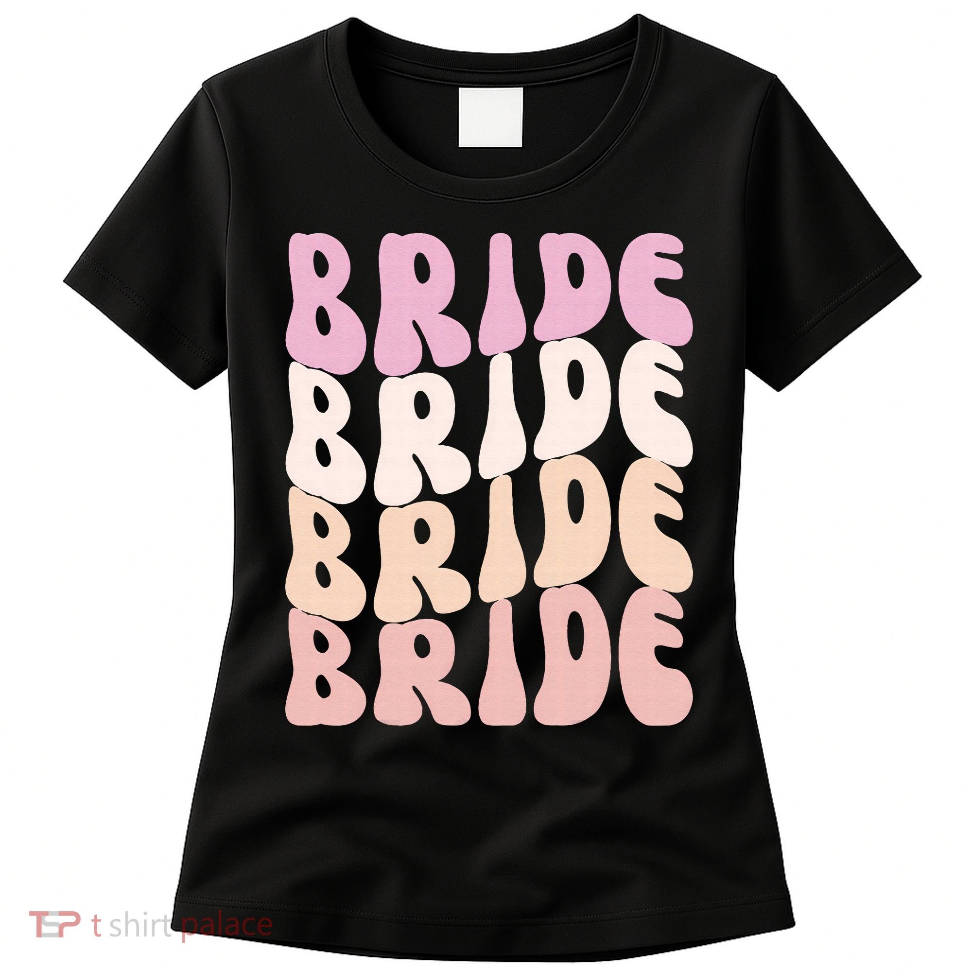 Bride I Do Crew Retro Bachelorette Party Bride Bridesmaids Women's T-Shirt