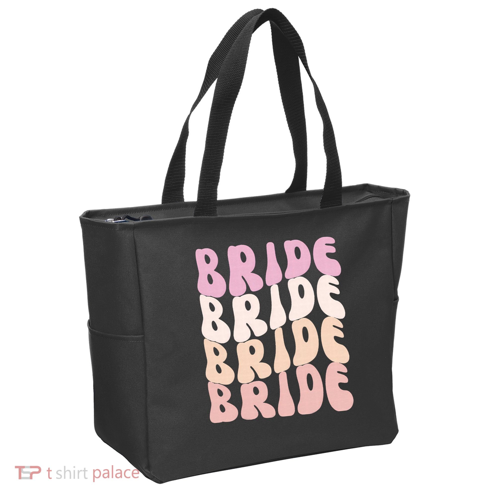 Bride I Do Crew Retro Bachelorette Party Bride Bridesmaids Tote Bag