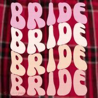 Bride I Do Crew Retro Bachelorette Party Bride Bridesmaids Women's Flannel Plaid Pajama Pants thumb 2