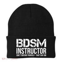 Bdsm Instructor Dont Torture Yours Cute Gift Beanie thumb 0