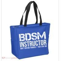 Bdsm Instructor Dont Torture Yours Cute Gift Tote Bag thumb 2