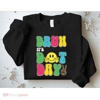 Bruh ItS Dot Daybruh Happy Dot Day Funny Teachers Sweatshirt thumb 2