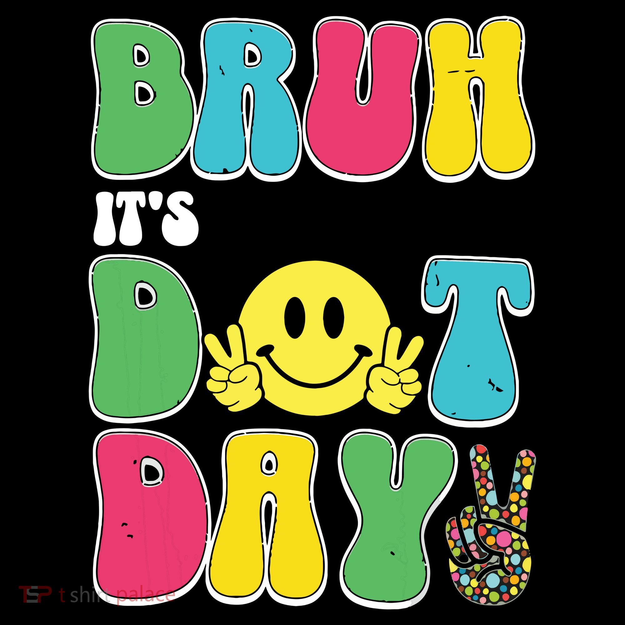 Bruh ItS Dot Daybruh Happy Dot Day Funny Teachers Coffee Mug