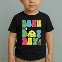 Bruh ItS Dot Daybruh Happy Dot Day Funny Teachers Toddler T-Shirt thumb 2