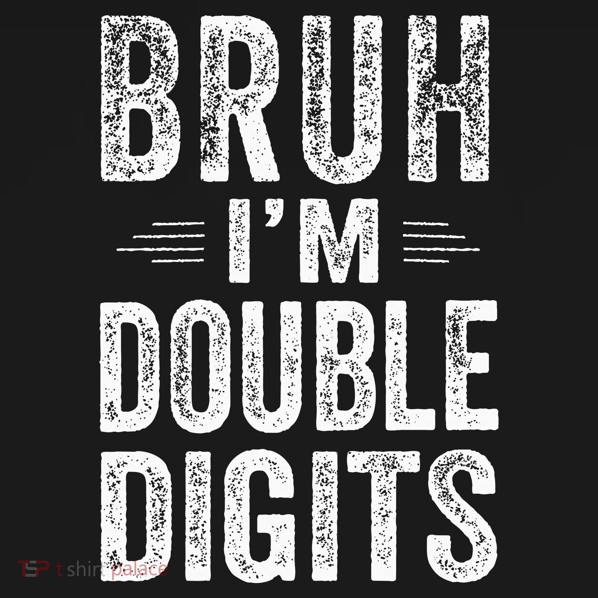Bruh IM Double Digits 10th Birthday Gifts 10 Year Old Women's Hoodie