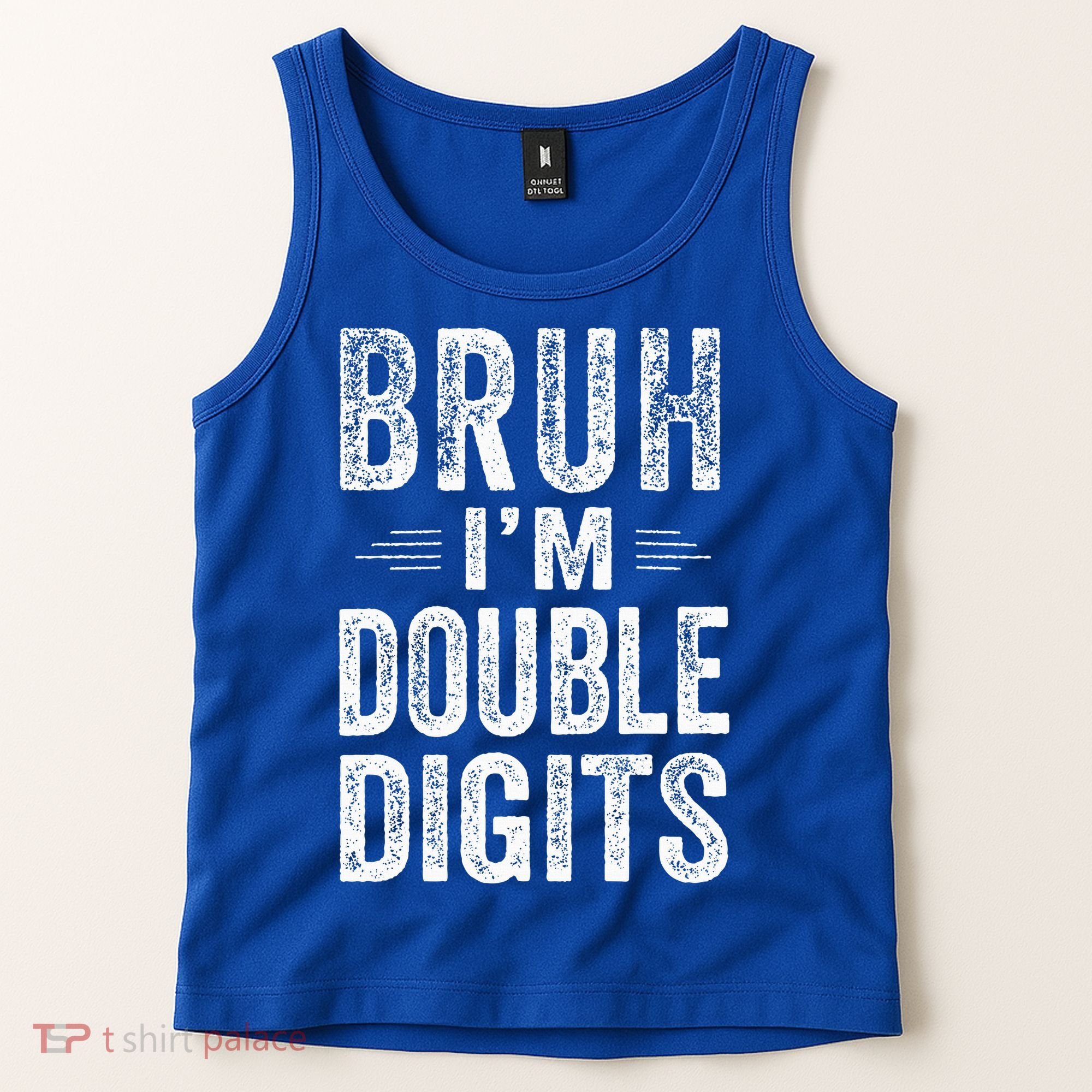 Bruh IM Double Digits 10th Birthday Gifts 10 Year Old Tank Top