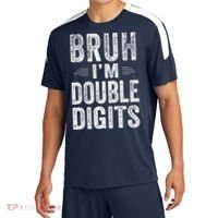 Bruh IM Double Digits 10th Birthday Gifts 10 Year Old Sport-Tek Competitor United Soccer Jersey thumb 0