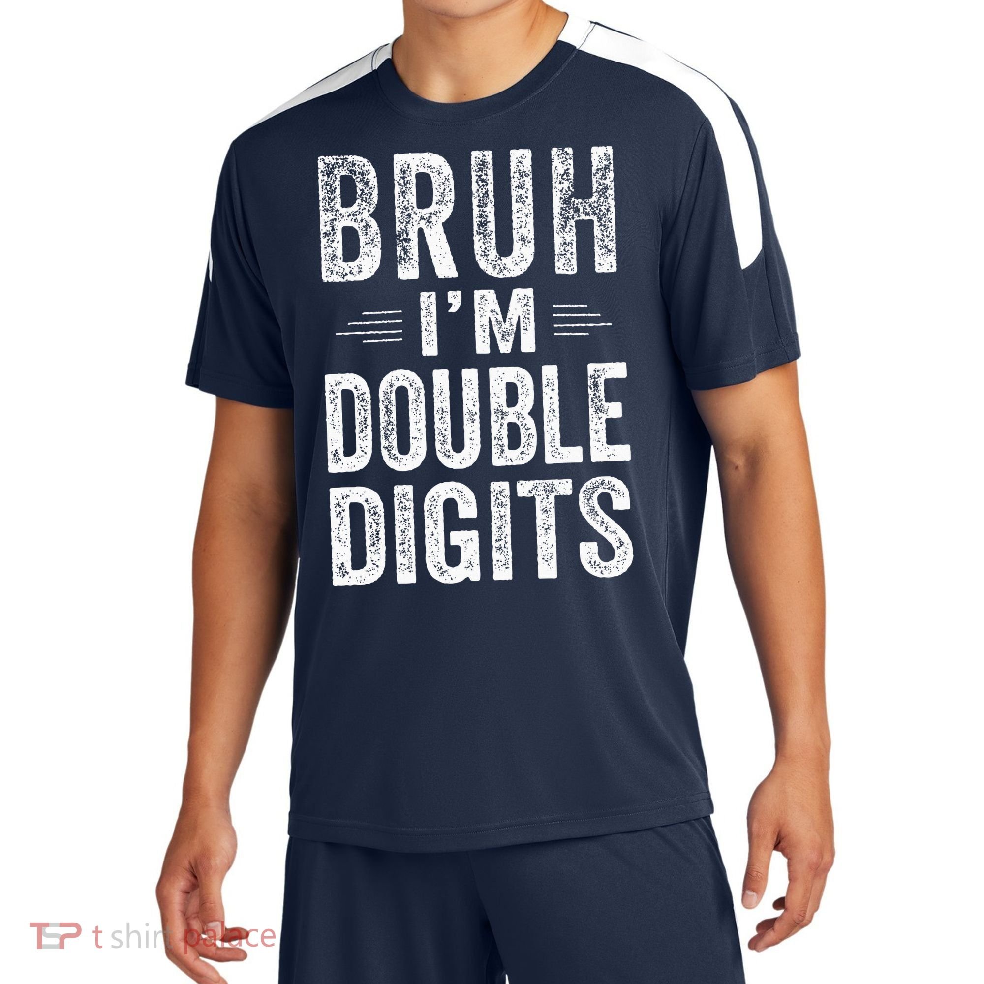 Bruh IM Double Digits 10th Birthday Gifts 10 Year Old Sport-Tek Competitor United Soccer Jersey
