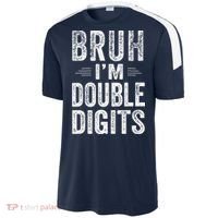 Bruh IM Double Digits 10th Birthday Gifts 10 Year Old Sport-Tek Competitor United Soccer Jersey thumb 2