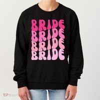 Bride I Do Crew Retro Bachelorette Party Bride Bridesmaids Women's Sweatshirt thumb 0