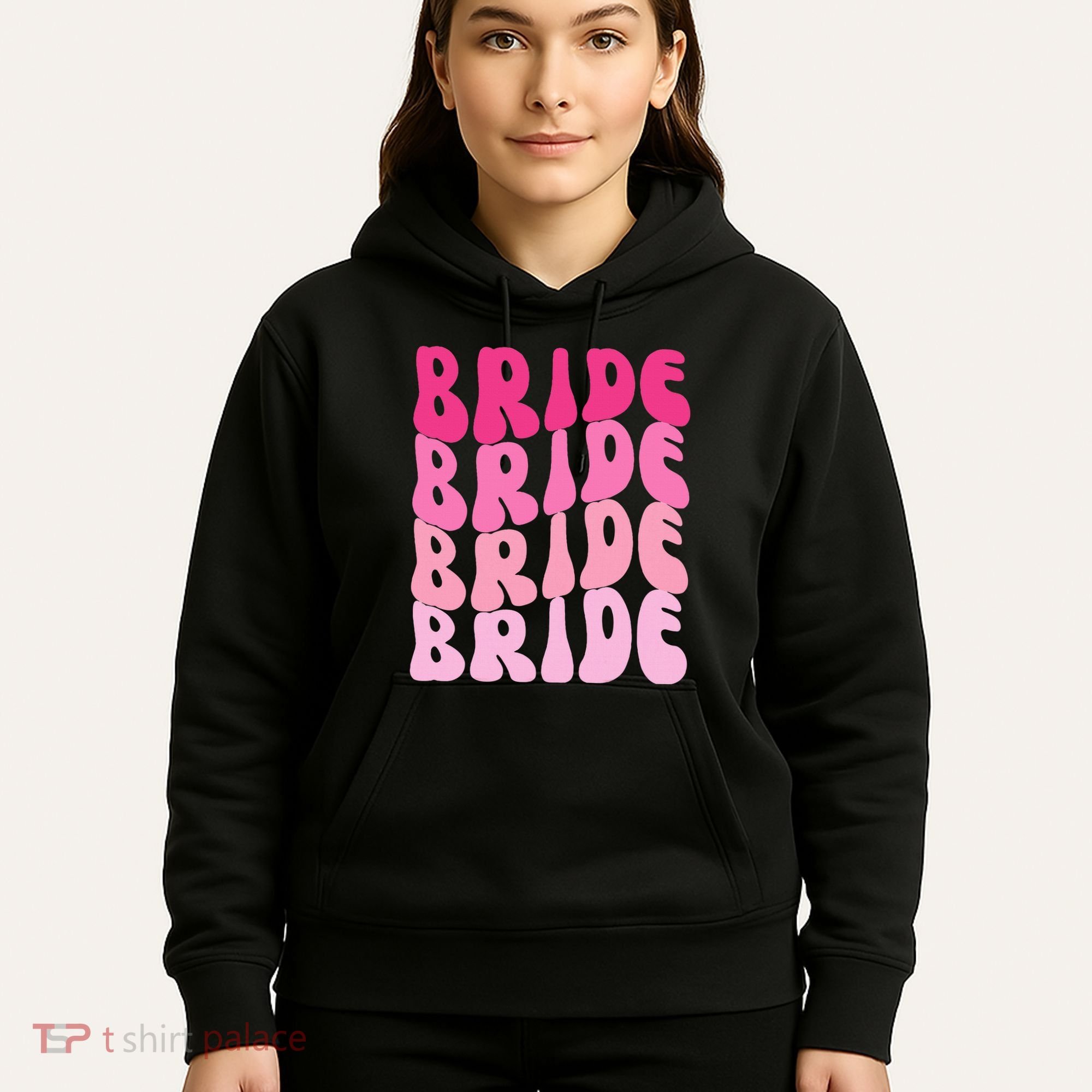 Bride I Do Crew Retro Bachelorette Party Bride Bridesmaids Hoodie