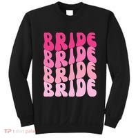 Bride I Do Crew Retro Bachelorette Party Bride Bridesmaids Sweatshirt thumb 0