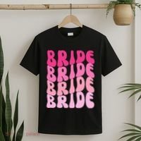 Bride I Do Crew Retro Bachelorette Party Bride Bridesmaids T-Shirt thumb 2