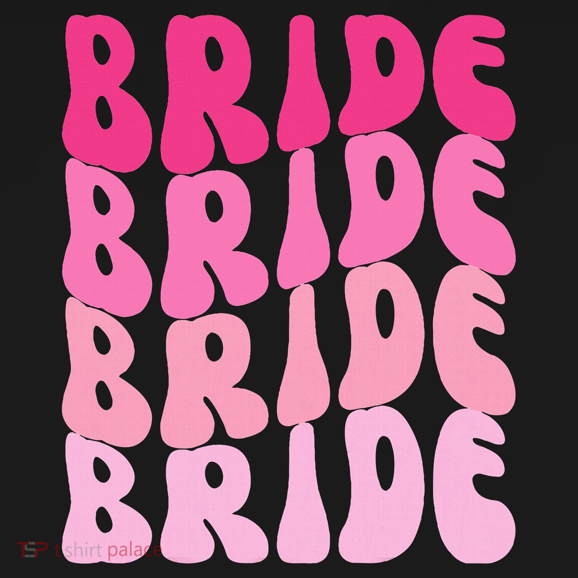 Bride I Do Crew Retro Bachelorette Party Bride Bridesmaids T-Shirt