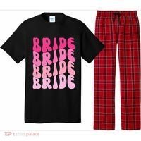 Bride I Do Crew Retro Bachelorette Party Bride Bridesmaids Pajama Set thumb 0