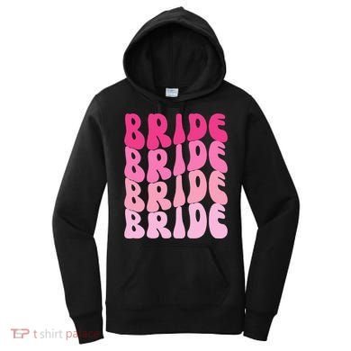 Bride I Do Crew Retro Bachelorette Party Bride Bridesmaids Women's Hoodie
