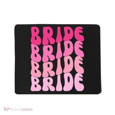 Bride I Do Crew Retro Bachelorette Party Bride Bridesmaids Mousepad