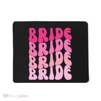 Bride I Do Crew Retro Bachelorette Party Bride Bridesmaids Mousepad thumb 0