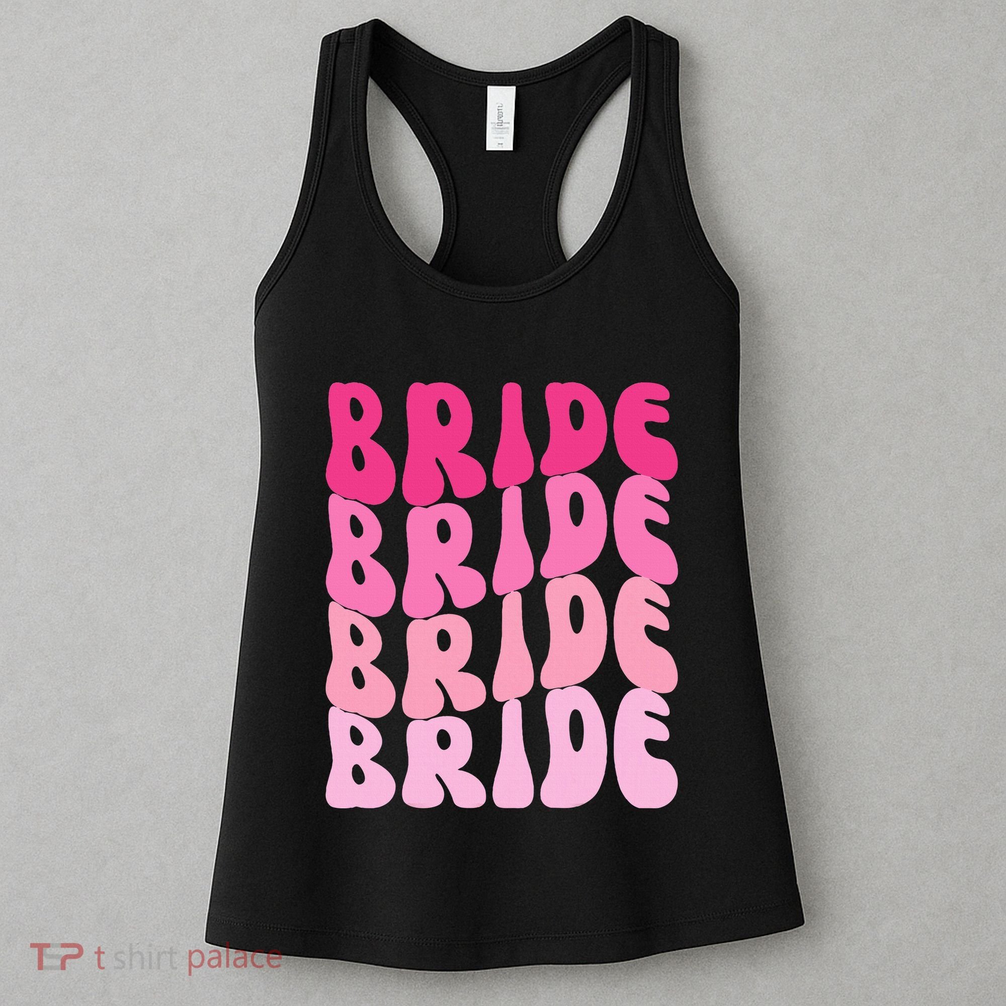Bride I Do Crew Retro Bachelorette Party Bride Bridesmaids Women's Tank Top